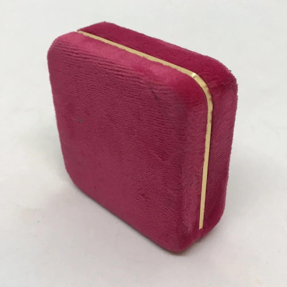Vintage Jewelry Pink Velvet Gift Box for Fine Jewelry by Marathon - Picture 7 of 7